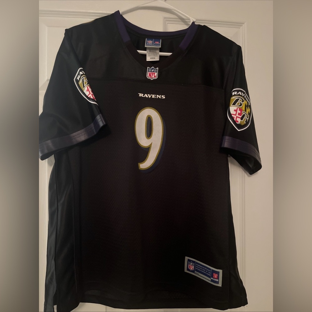 Justin Tucker #9 Black Baltimore Ravens NFL Pro Line Jersey Mens Med
